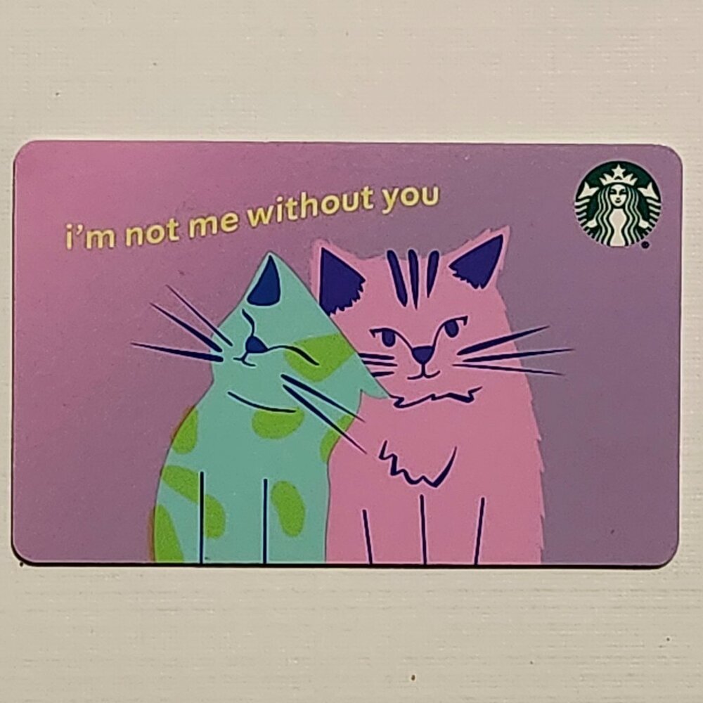 STARBUCKS Gift Card CATS Companionship 2020